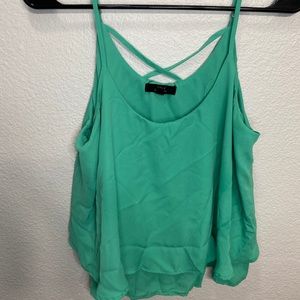 Cute semi see through top